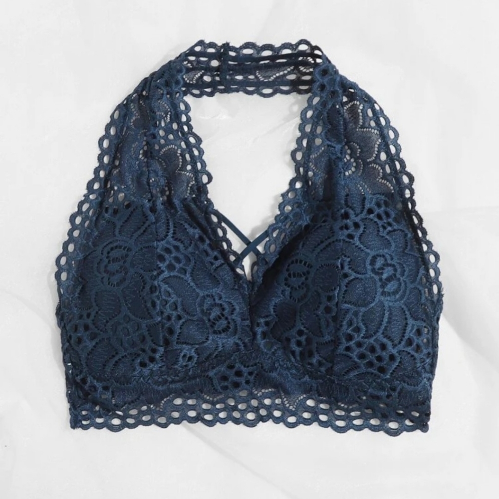 NEW Blue Bralette Lingerie